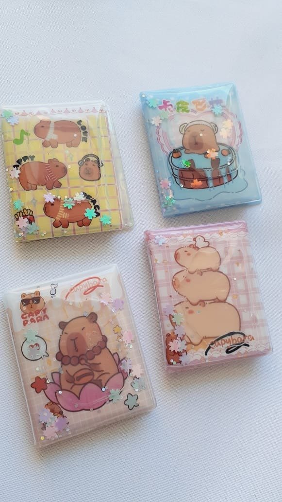Producto - Mini libretas con agua, glitter y stickers!