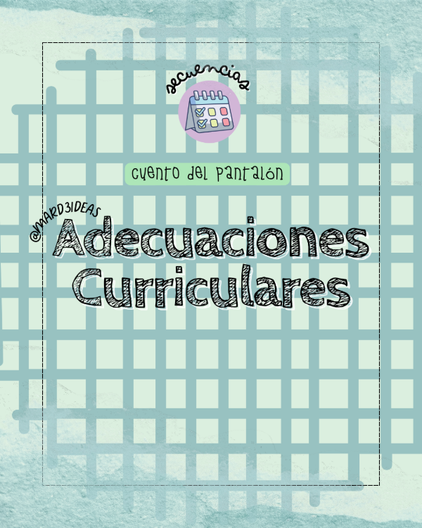Producto - Adecuaciones Cuento del Pantalón