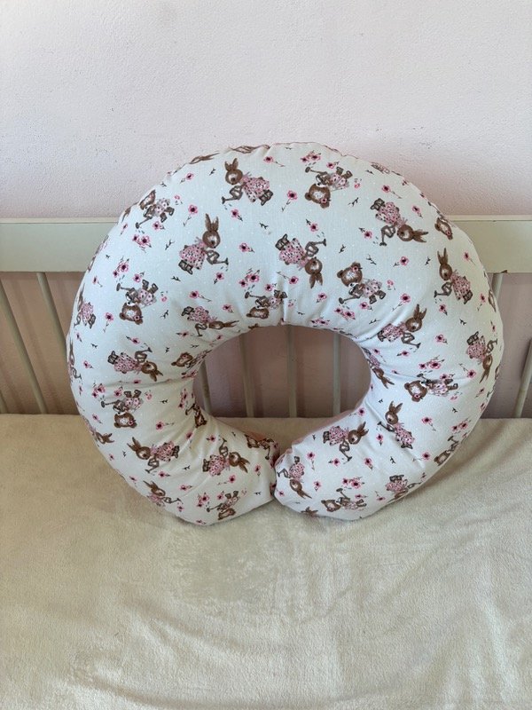 Producto - Almohadon de amamantar jardinera rose