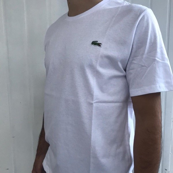 remera lacoste blanca