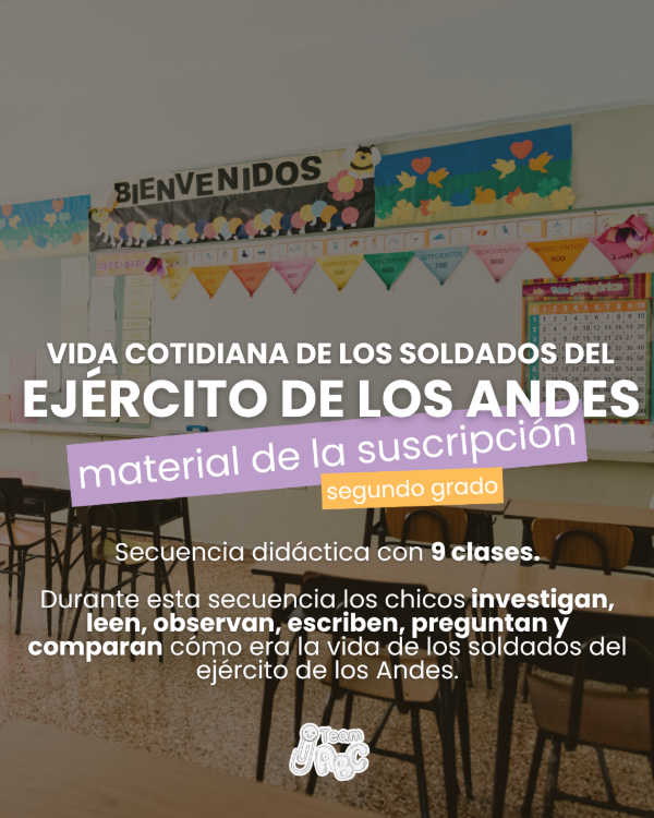 Producto - SECUENCIA DIDACTICA DE LOS SOLDADOS DEL EJERCITO DE LOS ANDES