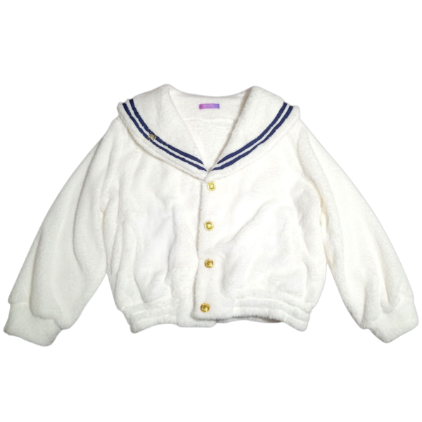 Producto - Chaqueta marinera corderito blanca