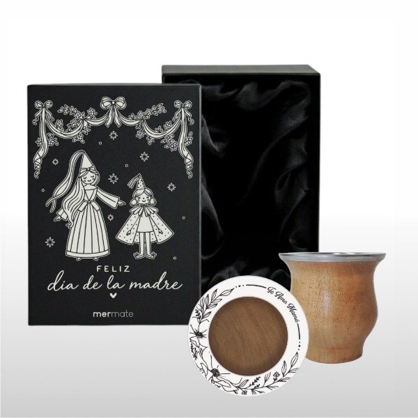 Producto - BOX MATE CON BOMBILLA Y CAJA DE PRESENTACIÓN CON PERSONALIZADO DÍA DE LA MADRE 1 - 2