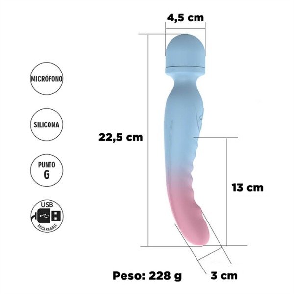 Producto - DOBLE VIBRADOR MICROFONO Y ESTIMULACION PUNTO G