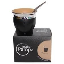 Producto - Mate Pampa Boca Abierta Negro