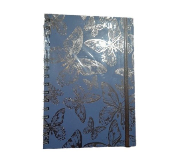 Producto - Cuaderno  A5 t.dura mariposas