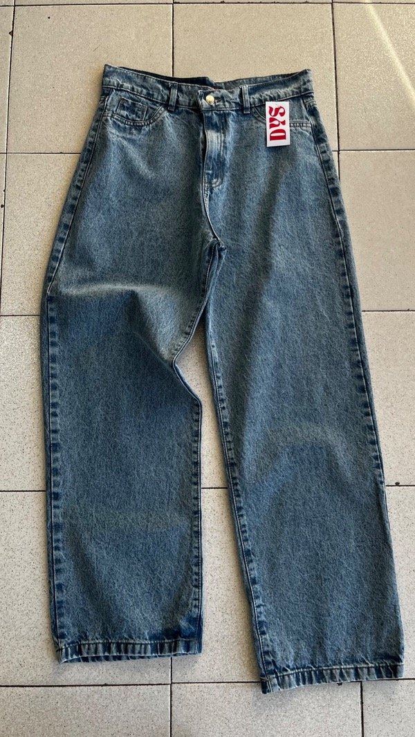 Producto - Jean wideleg rígido celeste