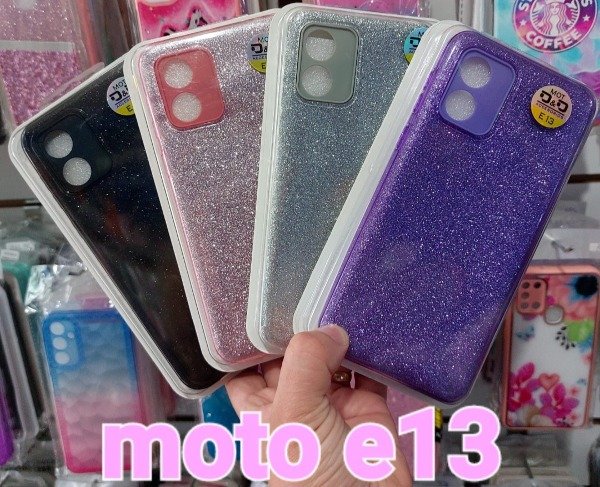 Producto - Fundas brillo blister. Moto e13