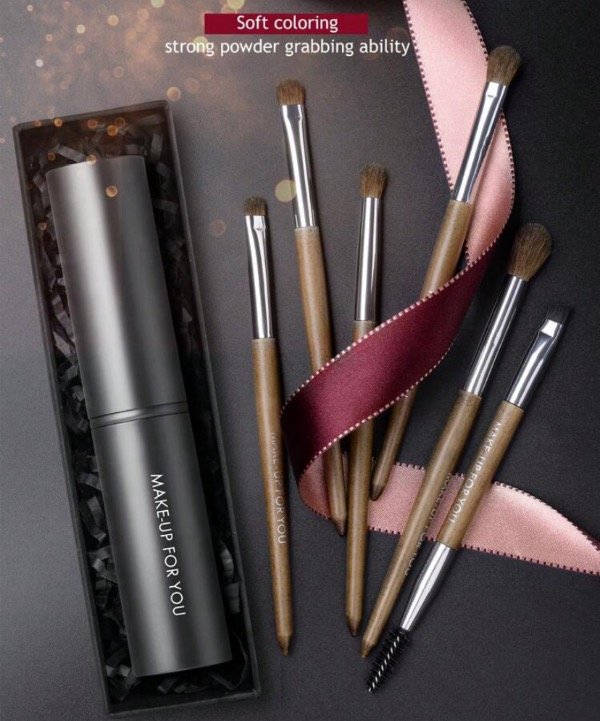 Producto - Mini Set de pinceles Travel size pelo natural