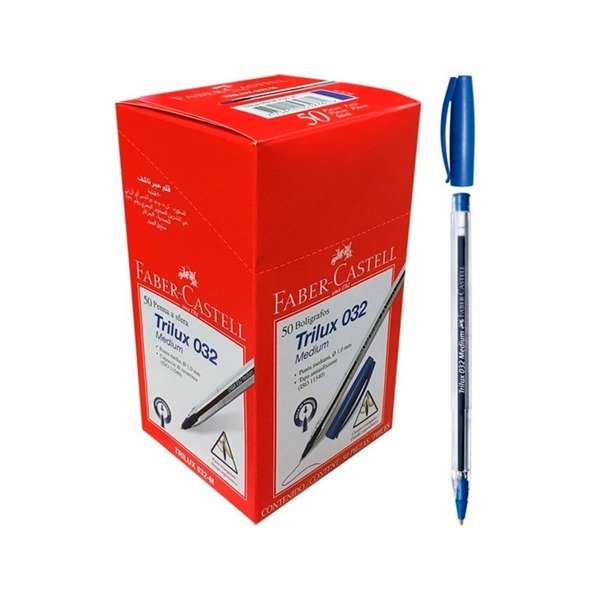 Producto - Bolígrafo 1.0mm Azul - Negro Faber Castell