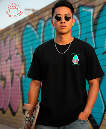 Producto - Remera algodon les traigo amor y paz