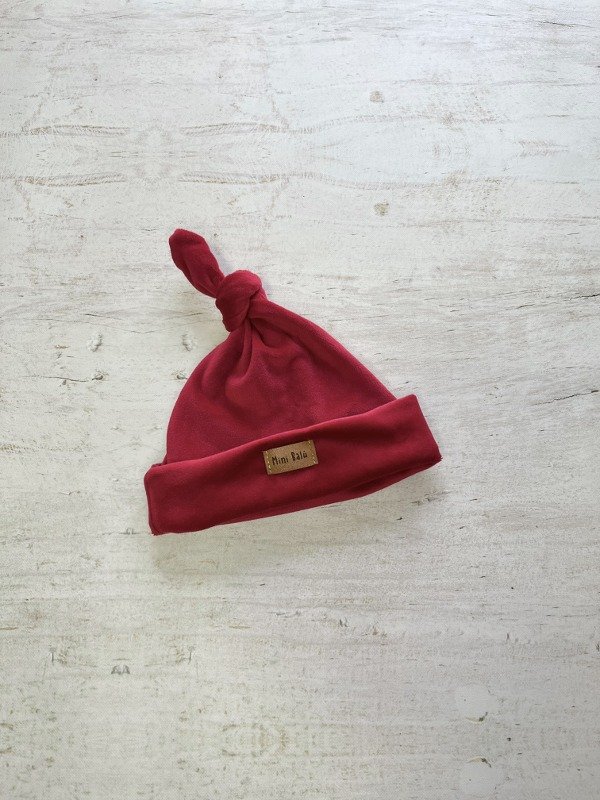 Producto - Gorro Plush Nudo ROJO