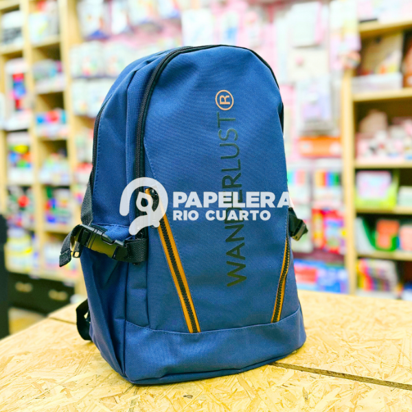Producto - MOCHILA WANDERLUST AZUL URBAN 18"
