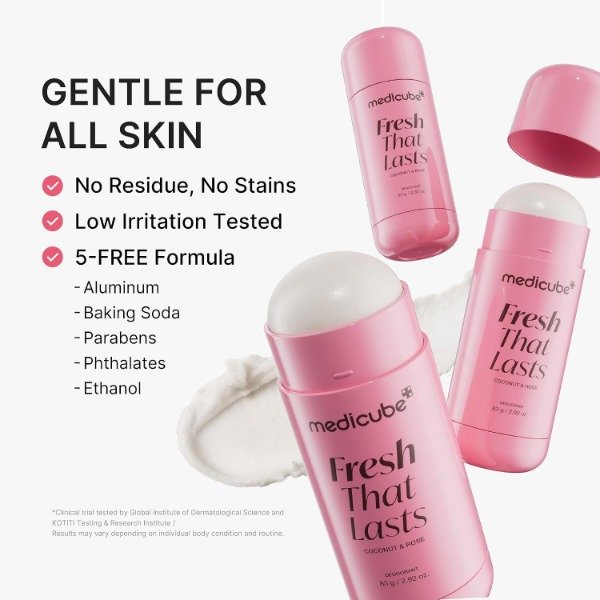 Producto - medicube Deodorant with PDRN Coconut and Rose 83g - 4