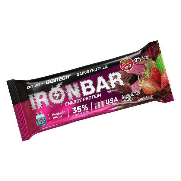 Producto - Iron Bar Protein Gentech  AFA 46g