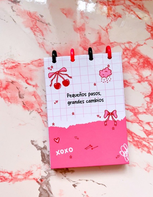 Producto - LIBRETA A6 HOJAS LISAS ROSA
