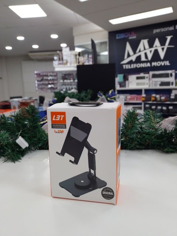 Producto - Soporte con Base Metalica Brazo Articulado para Celulares/Tablet Aitech EC101093