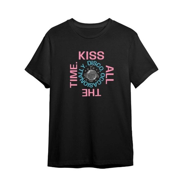 Remera Kiss all the time disco ball
