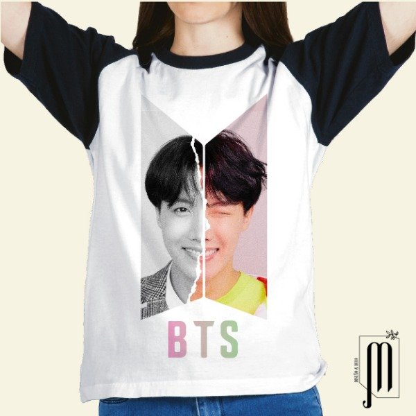 Remera blanca unisex BTS Hoseok J-hope