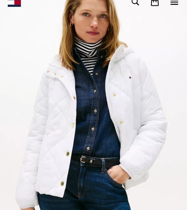 Producto - Campera tommy hilfiger talle L off white