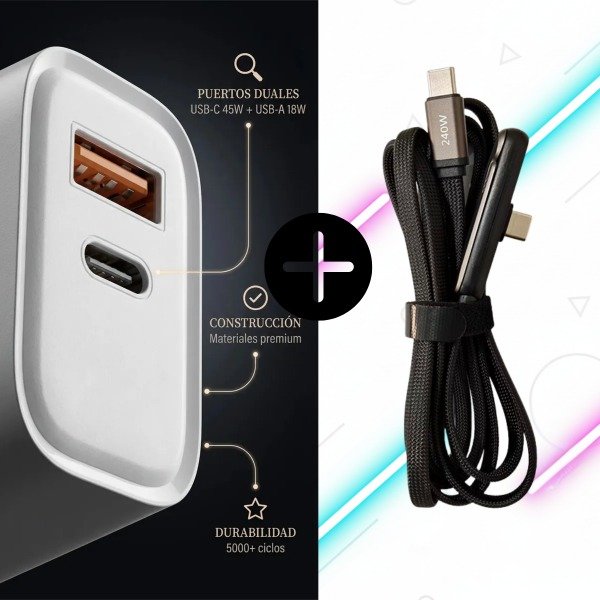 Producto - Cable Lightning + soporte invisible - 4