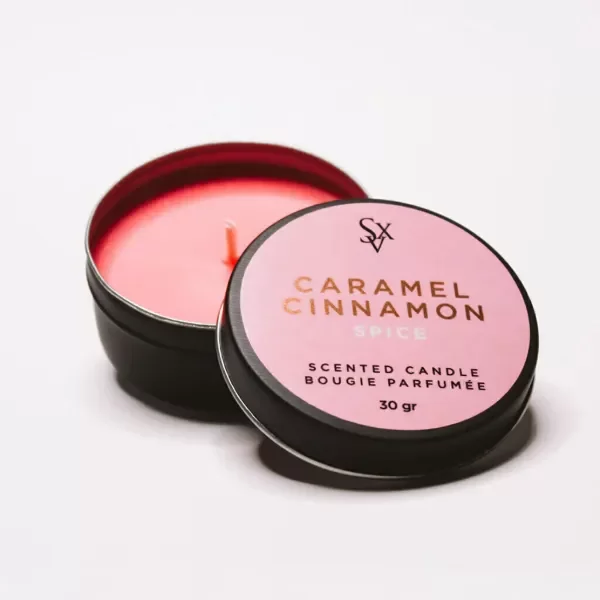 Producto - Vela para masajes Caramel Cinnamon - 30 grs
