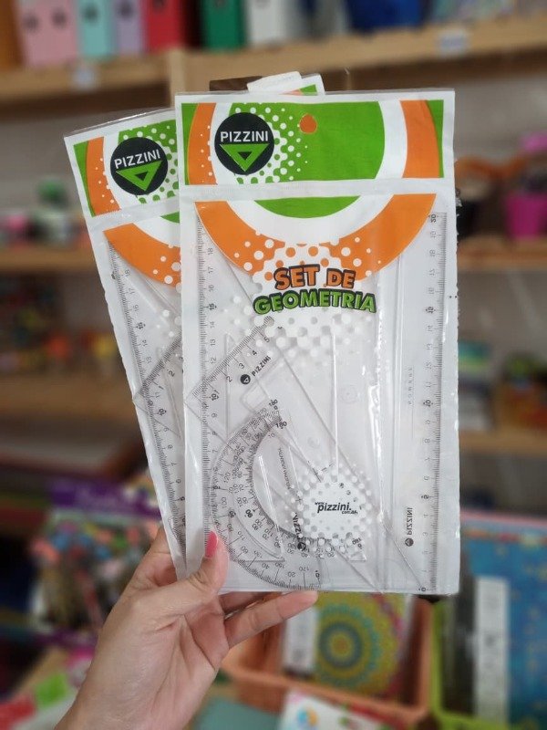 Producto - Blister de geometria Pizzini x4 piezas