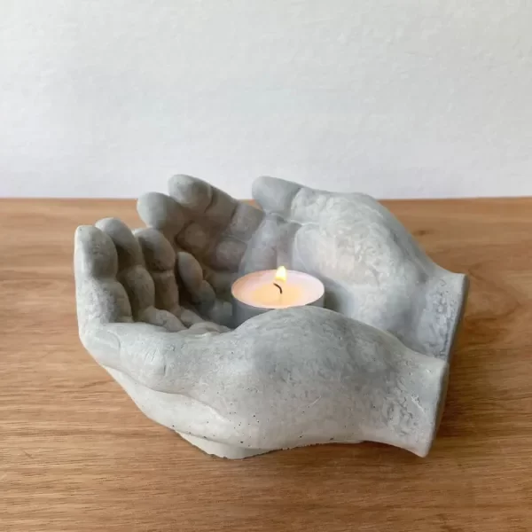 Producto - Molde silicona cuenco grande manos juntas - 11