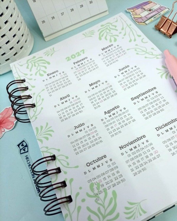 Producto - Agenda semanal Vetical Con todo! - 3