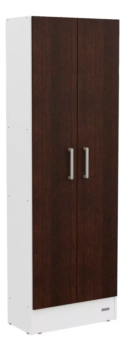 Producto - DESPENSERO 1.80 MTS BLANCO MELAMINA PUERTAS WENGUE MOSCONI