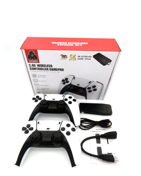 Producto - Consola retro para juegos con 2 Controles inalámbrico 4k tipo ps5