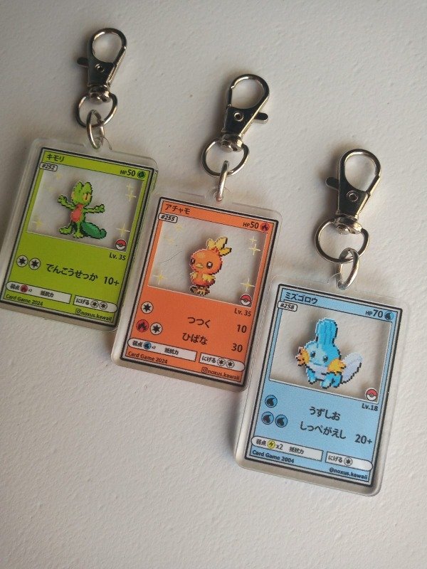 Producto - Llavero Iniciales 3 generación (Hoenn)