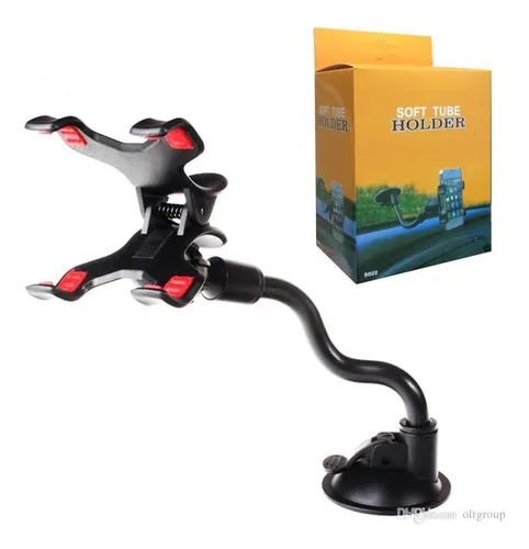 Producto - SOPORTE AUTO CELULAR UNIVERSAL COLOR NEGRO BRAZO EXTENSIBLE NEGRO