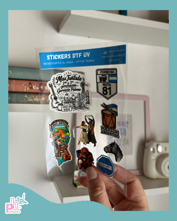 Producto - souvenir stickers dtf uv personalizado - 0