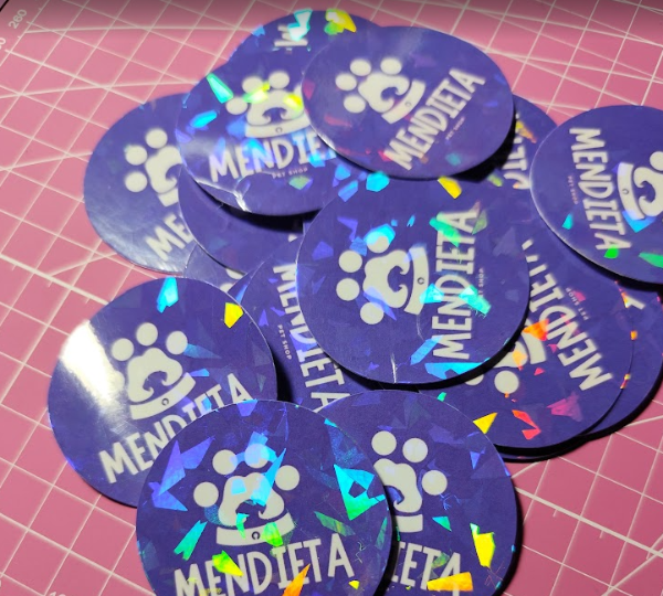 Producto - Stickers/tarjetas holográficos. (Plancha A4) - 6