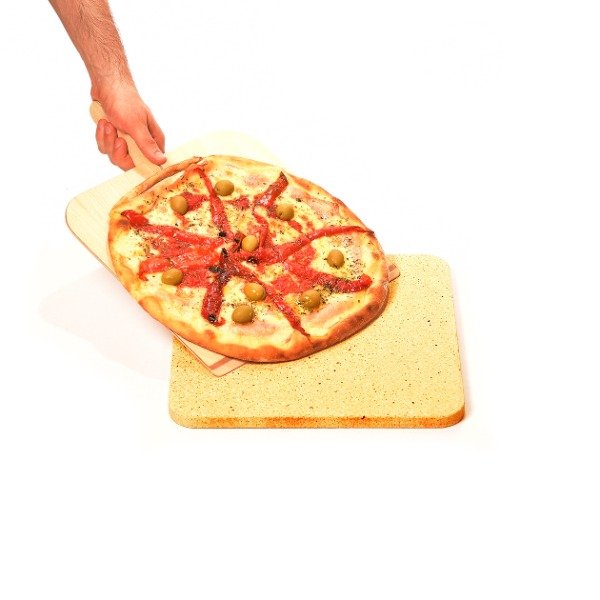 Producto - Placa refractaria con pala para hacer pizza a la piedra