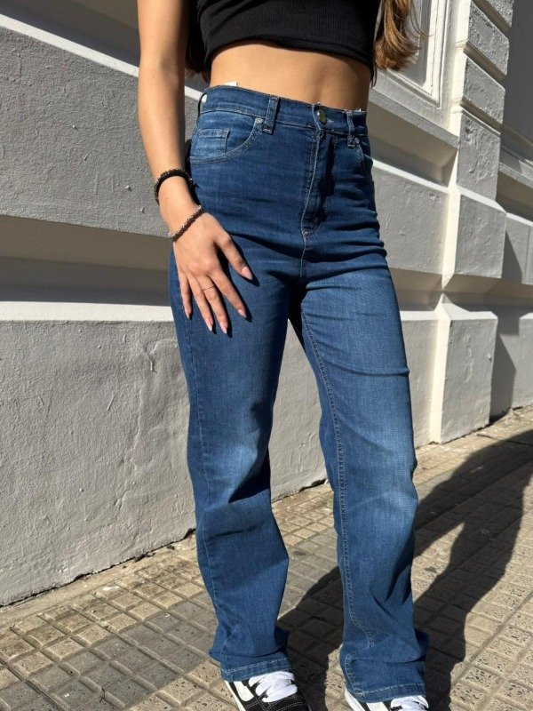 Producto - Jean Recto Fex Tiro Alto - 3