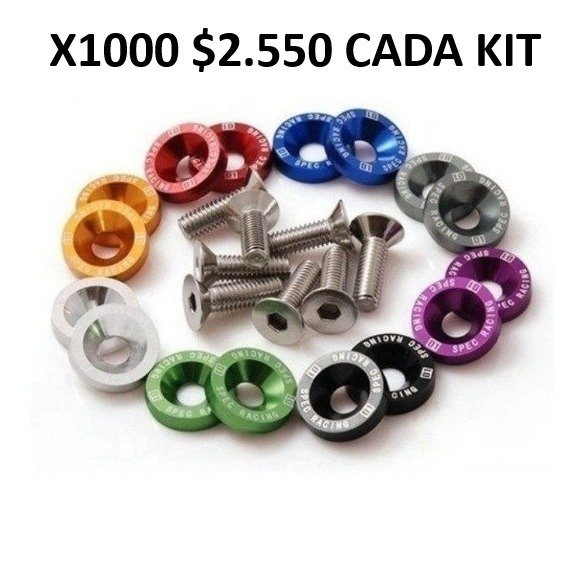 Producto - PROMOCION KIT 10 ARANDELAS ANODIZADAS A 2.550 CADA KIT X 1000 UNIDADES