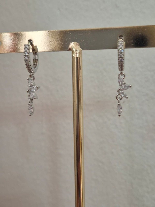 Producto - AROS OLA - plateado