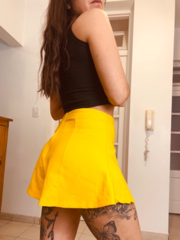 Producto - Short Talle 36/38 amarillo