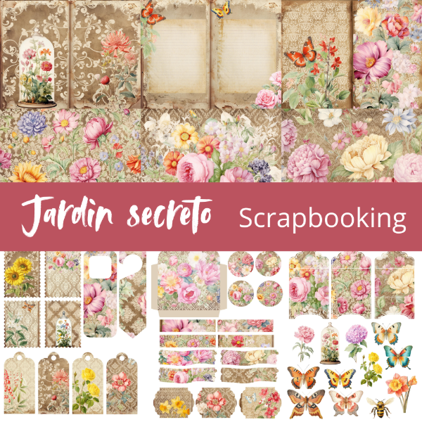 Producto - Jardín secreto - Scrapbooking - SC19