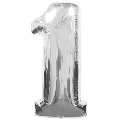 Producto - Número plateado 32' 80 cm #1