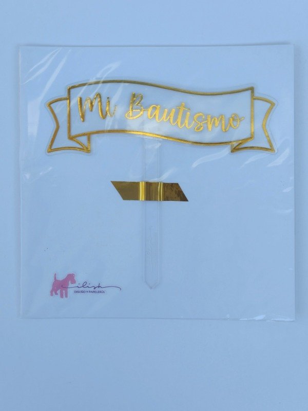 Producto - Topper "Mi Bautismo"