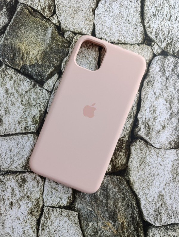 Producto - Funda silicone case logo Iphone 11 Pro Max rosa