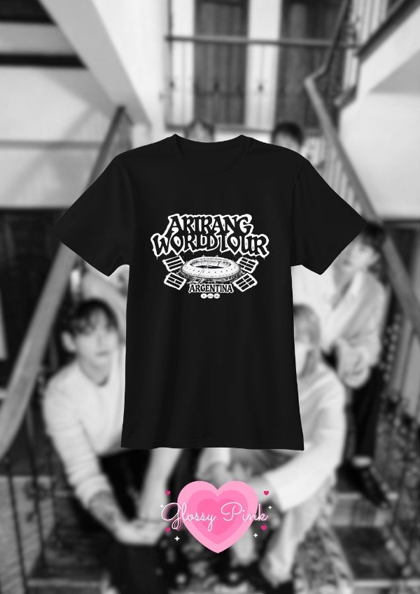Producto - Remera Arirang World Tour Estadio Argentina - DTF