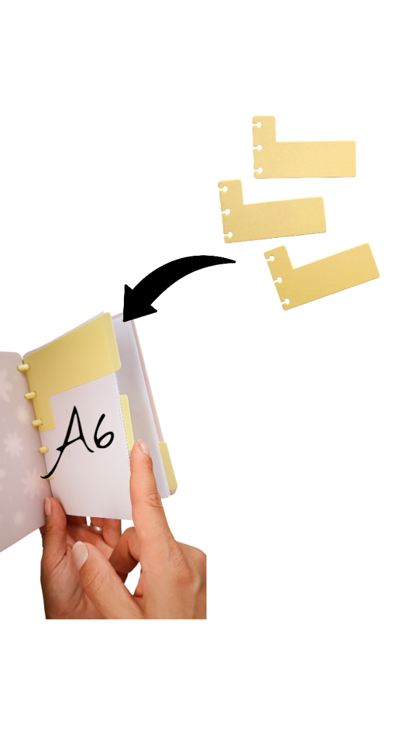 Producto - x3 Separador De Hojas A6 - Cuaderno De Disco Inteligente