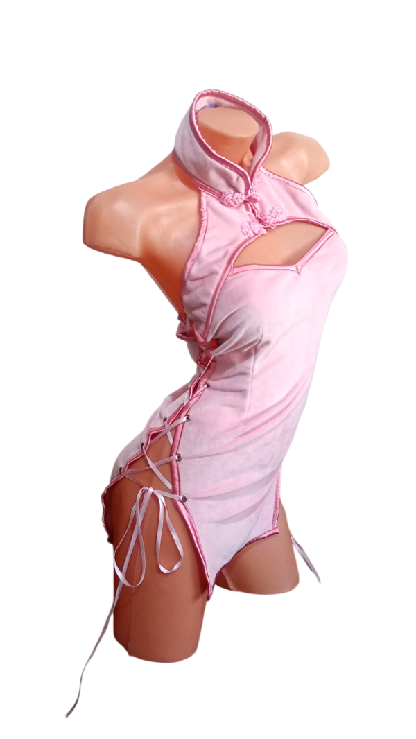 Producto - Qipao soga rosa bebe