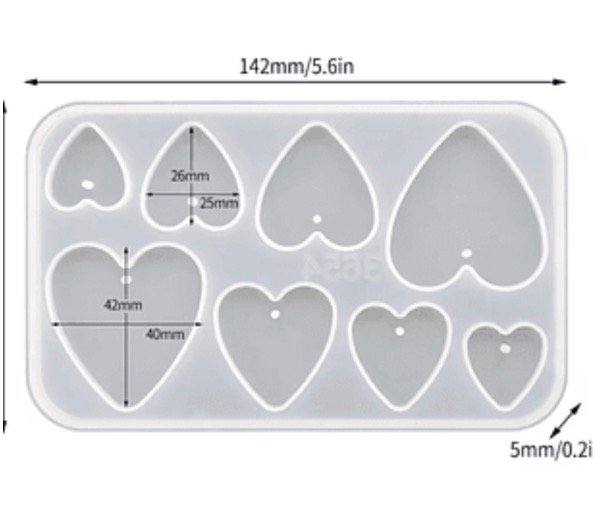 Producto - MOLDE DIJES DE CORAZON