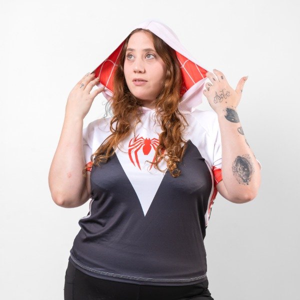 Producto - Remera Corta SpiderGwen - Talle S al 2XL
