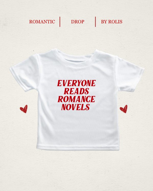 Romance novels baby tee